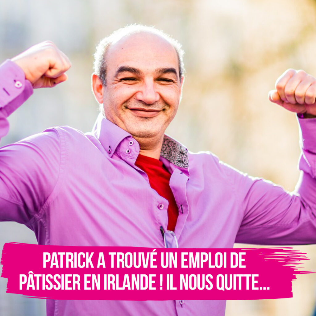 Patrick a trouvé un emploi de pâtissier en Irlande !